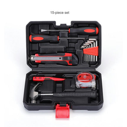 Household Hardware Tool Set Electrical and Carpentry Manual Repair Combination Set with Tool Box