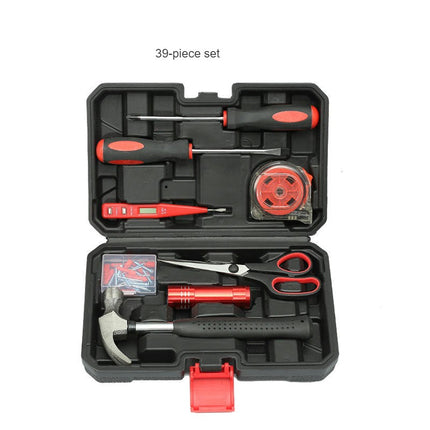 Household Hardware Tool Set Electrical and Carpentry Manual Repair Combination Set with Tool Box