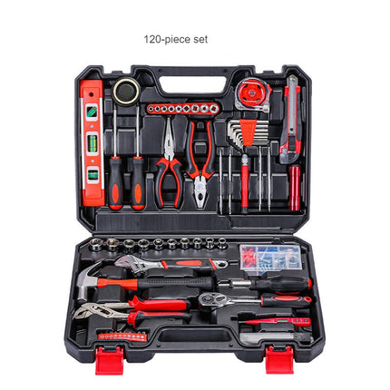 Household Hardware Tool Set Electrical and Carpentry Manual Repair Combination Set with Tool Box