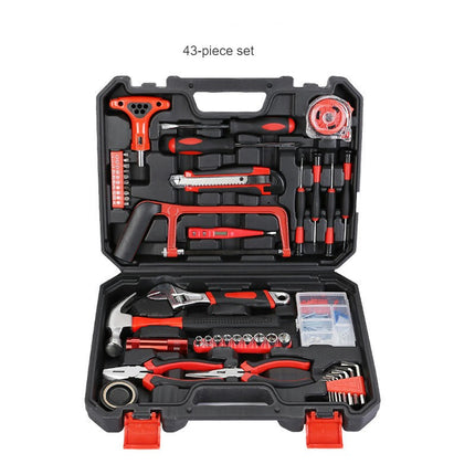 Household Hardware Tool Set Electrical and Carpentry Manual Repair Combination Set with Tool Box