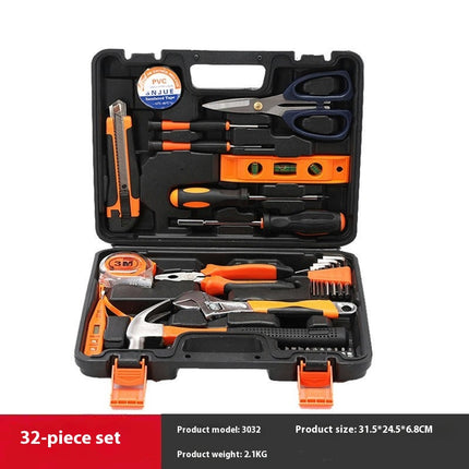 Home Hardware Tool Set - Universal Hand Tool Set with Plastic Tool Box Storage Box