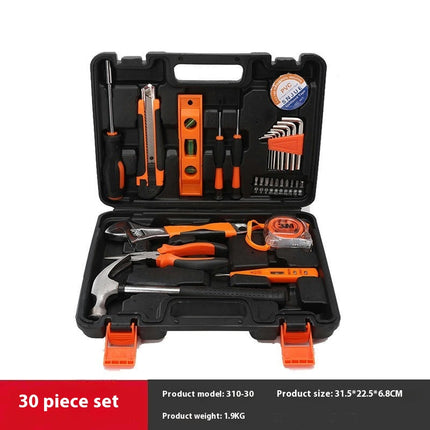 Home Hardware Tool Sets - Universal Hand Tool Set with Plastic Tool Box Storage Box