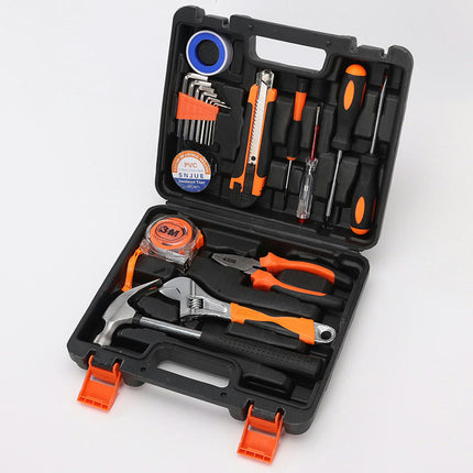 20 Piece Carbon Steel Tool Set Universal Household Hand Tool Bag with Plastic Tool Box Storage Box