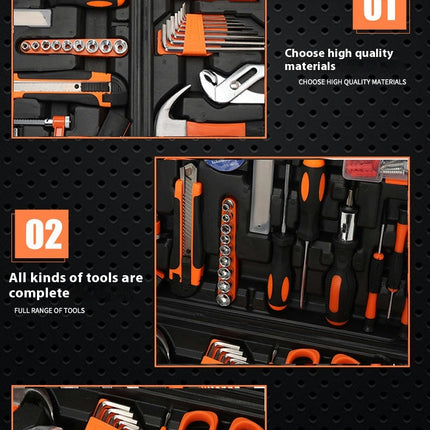 Home Repair Tool Kit - 102 Piece General Home/Auto Repair Tool Set, with Plastic Box