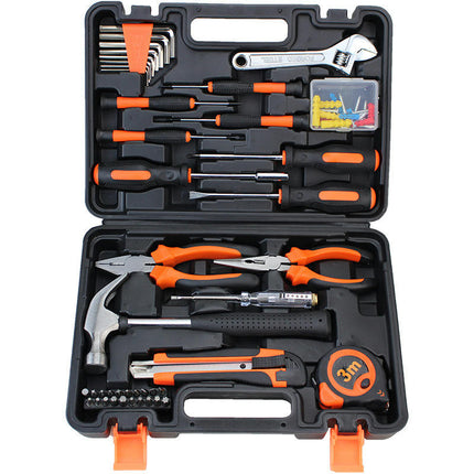 Hardware Tool Set-Home Car Emergency Carbon Steel Tool with Plastic Box