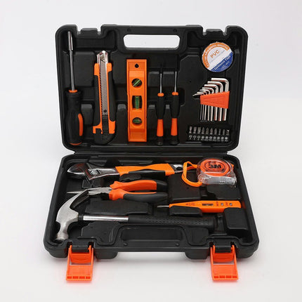Hardware Tool Set-Home Car Emergency Carbon Steel Tool with Plastic Box