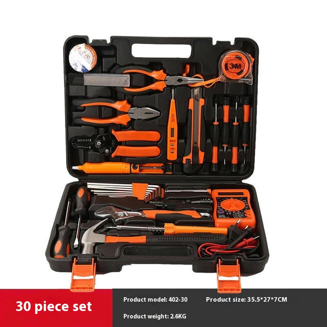 Tool Set with Plastic Tool Box - Perfect Gift for Home Manual Repair Set