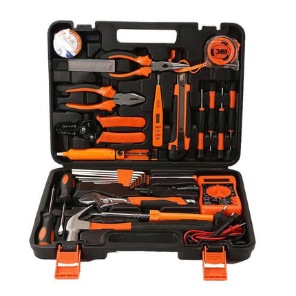 Tool Set with Plastic Tool Box - Perfect Gift for Home Manual Repair Set