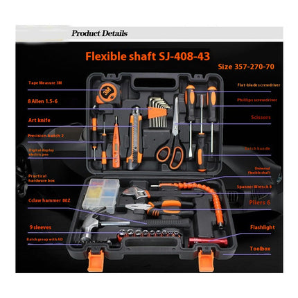 Home Hardware Tool Kit for The Household, Office & Garage Complete Basic House Tool Box Set