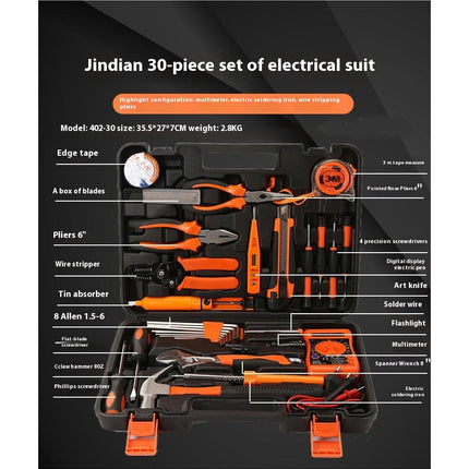 Home Hardware Tool Kit for The Household, Office & Garage Complete Basic House Tool Box Set