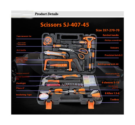 Home Hardware Tool Kit for The Household, Office & Garage Complete Basic House Tool Box Set