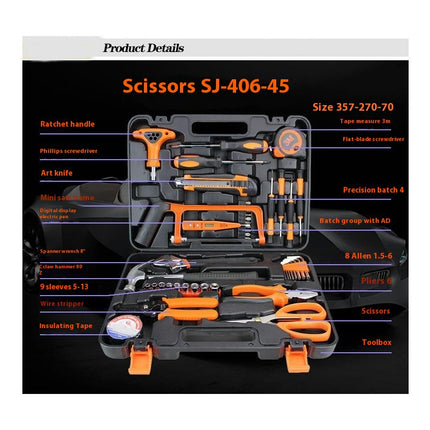 Home Hardware Tool Kit for The Household, Office & Garage Complete Basic House Tool Box Set