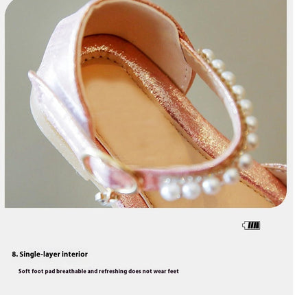 Toddler Girls Flats Dress Shoes Sequins Butterfly Mary Jane Wedding Party Shoes