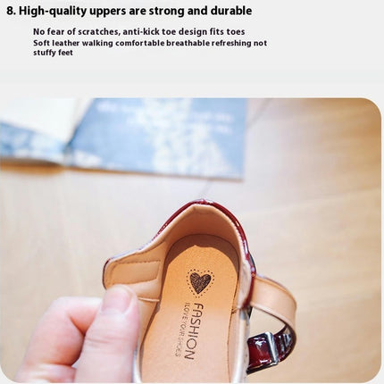 Girls Platform Mary Janes Princess Shoes School Uniform Dress Shoes