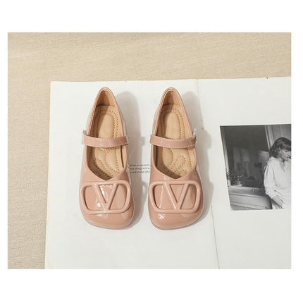 Girls Dress Shoes for Wedding Flat Back to School Princess Shoes