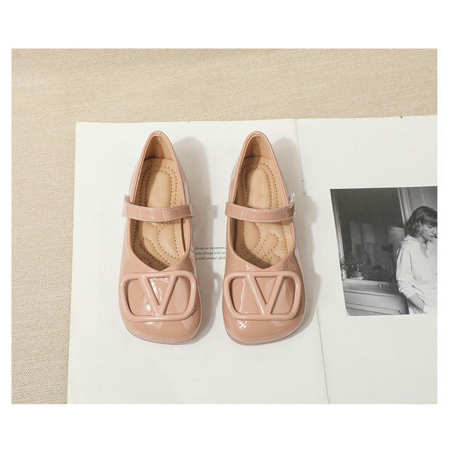 Girls Dress Shoes for Wedding Flat Back to School Princess Shoes