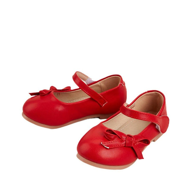 Girls Mary Janes Faux Leather Shoes Communion Flat Birthday Wedding Footwear
