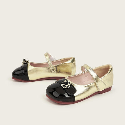 Little Girls Mary Jane Flats Faux Leather Princess Shoes School Party Dress Shoes