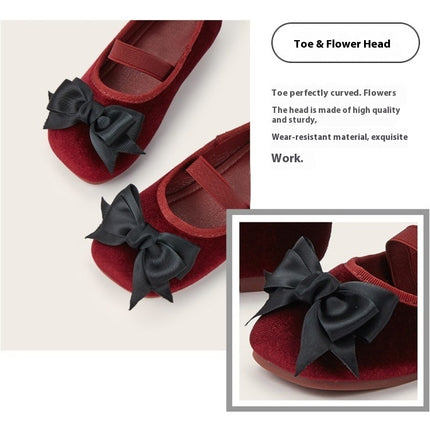 Little Toddler Girls Flats Dress Shoes Party School Faux Leather Princess Shoes