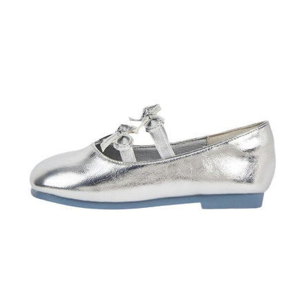 Little Girls Cute Bow Strap Mary Jane Dress Party Faux Leather Princess Shoes