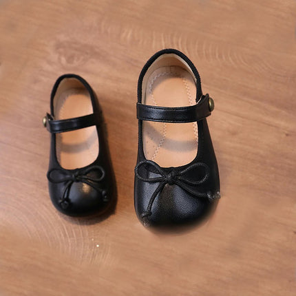 Girl Casual Faux Leather Shoes Children Dance Performance Shoes