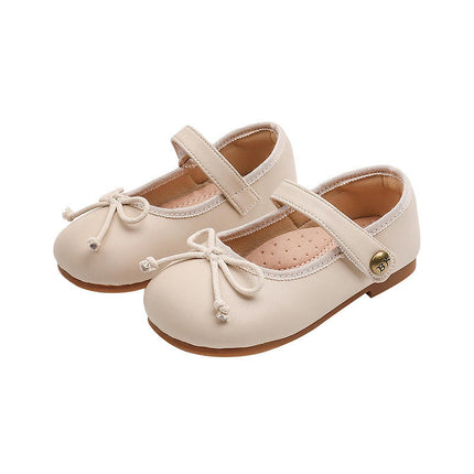 Girl Casual Faux Leather Shoes Children Dance Performance Shoes