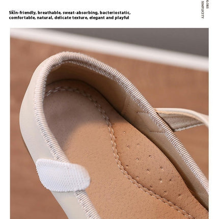 Girl Casual Faux Leather Shoes Children Dance Performance Shoes