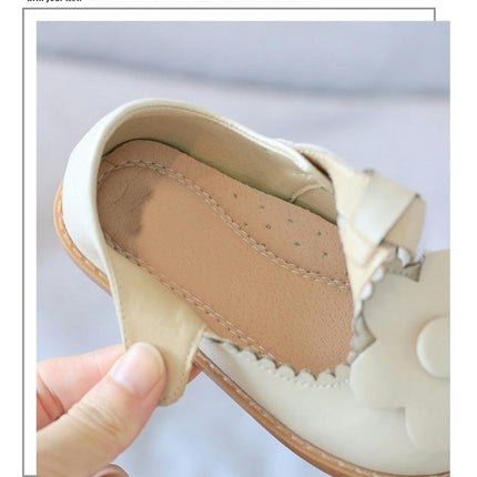 Girls T Strap School Uniform Dress Shoe Mary Jane Princess Flat Faux Leather Shoes
