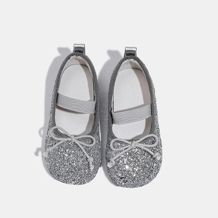 Toddler Girls Dress Shoes Party School Wedding Flats Faux Leather Shoes
