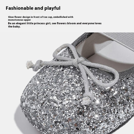 Toddler Girls Dress Shoes Party School Wedding Flats Faux Leather Shoes