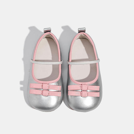 Little Girls Mary Jane Flats Faux Leather Shoes School Party Dress Shoes