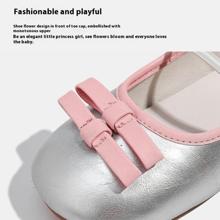 Little Girls Mary Jane Flats Faux Leather Shoes School Party Dress Shoes