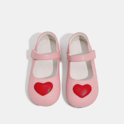 Girls Light Soft Sole Bowknot Princess Dress Flats Faux Leather Shoes
