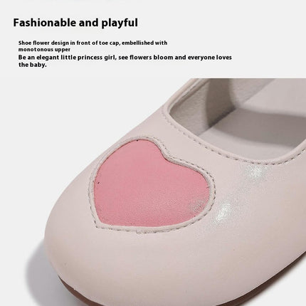 Girls Light Soft Sole Bowknot Princess Dress Flats Faux Leather Shoes