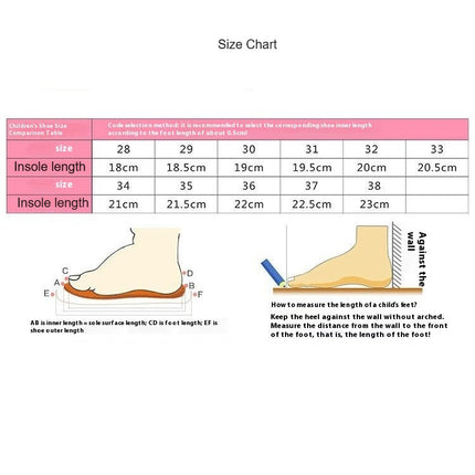 Girls Faux Leather Shoes Wedding Party Heel Mary Jane Princess Shoes