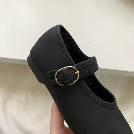 Girls Mary Jane Faux Leather Princess Shoes Wedding School Party Dance Shoes