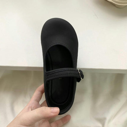 Girls Mary Jane Faux Leather Princess Shoes Wedding School Party Dance Shoes