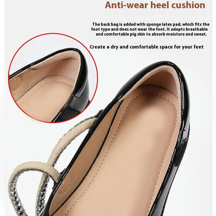 Adorable Party Dress Faux Leather Shoes Princess Flower Girl Shoes