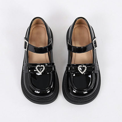 Girls Dress Wedding Faux Leather Princess Shoes Party School Shoes