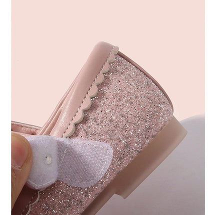 Girl Princess Faux Leather Shoes Children Dance Performance Shoes
