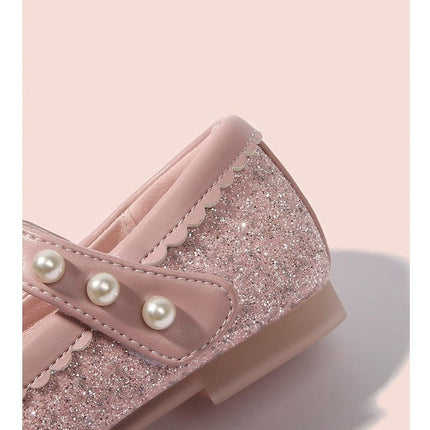Girl Princess Faux Leather Shoes Children Dance Performance Shoes