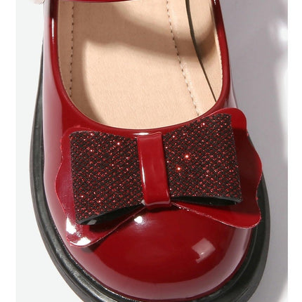 Girls Faux Leather Shoes Children Dress Dance Shoes Girls Performance Shoes