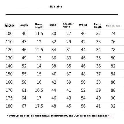 Home Wear Suits-Modal Boys and Girls Pajamas Summer Short-Sleeved Casual Suits