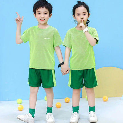 Boys Summer Vest Suit Sleeveless Shorts Loose Quick Dry Clothes Sports 2-piece Set