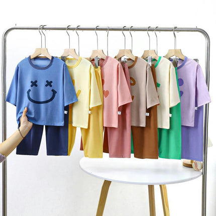 Children's Pajama Set - Modal Loose Casual Home Air Conditioning Clothes 2-piece Set