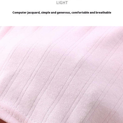 Children's Cotton Pajamas 2-piece Set - Long Sleeve Striped Cotton Home Clothes Boys and Girls Baby Set