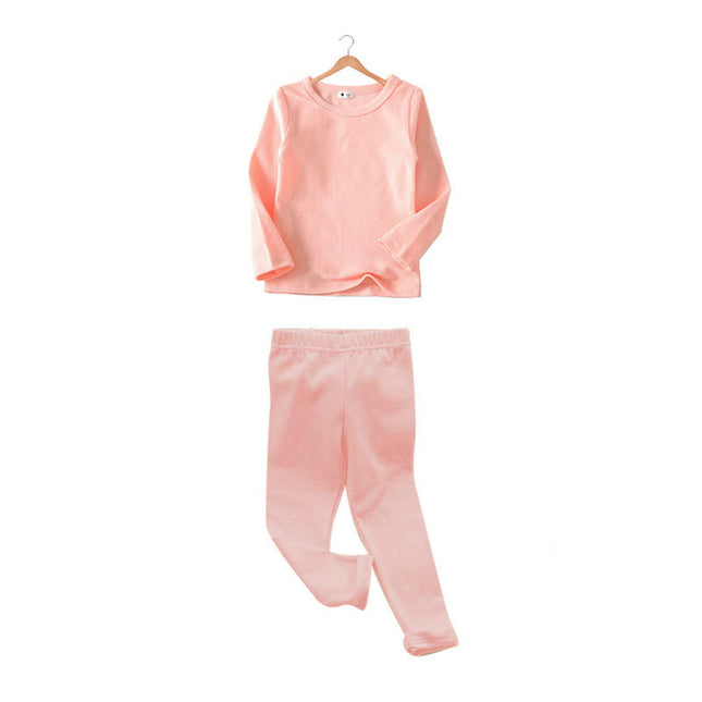 Girls Summer Pajama Set Toddler Short Sleeve Cotton T-Shirt Top Shorts Set 2 Piece Outfit 1