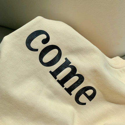 Girls Sweater Set-Autumn Children's Letter Pullover Long Sleeve Small and Medium Children's Home Clothes