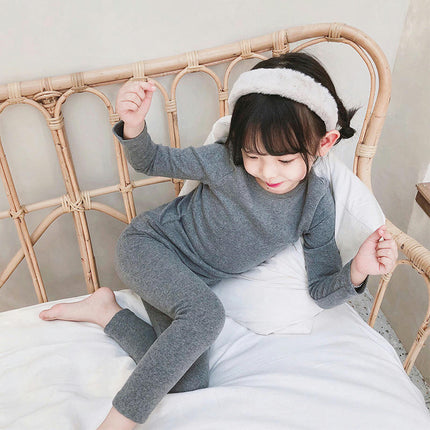 Big Girls' Large Size Pajamas and Home Clothes Sets Autumn Long Sleeve and Pants Sets