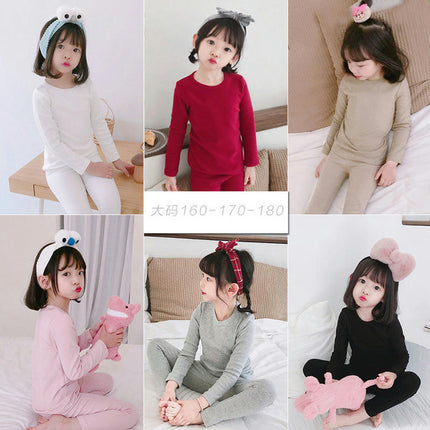 Big Girls' Large Size Pajamas and Home Clothes Sets Autumn Long Sleeve and Pants Sets